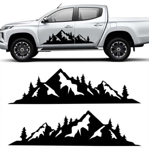 Mountain adventures ford Ranger pickup raptor isuzu Dma nissan NAVARA Toyota Hilux dodge ram decorative vinyl car sticker