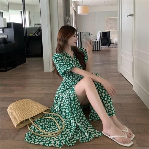 Зеленые летние платья Kalecandy China At AliExpress