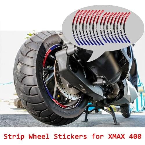 KODASKIN Wheel Rim Stickers Strip Decals for YAMAHA XMAX 400