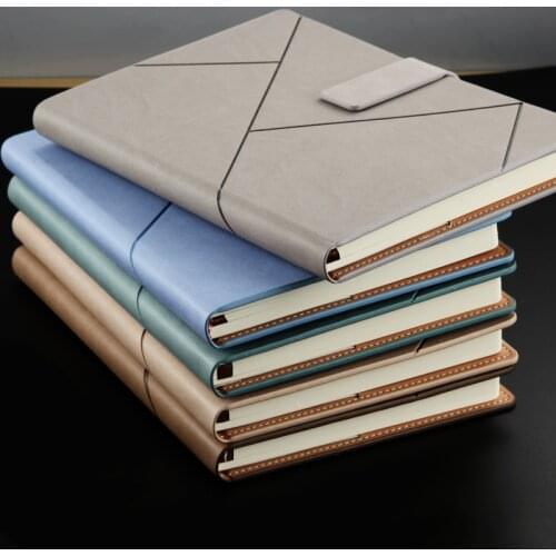 RuiZe Hard cover leather notebook diary A5 B5 business notepad planner agenda 2021 office school journal note book stationery