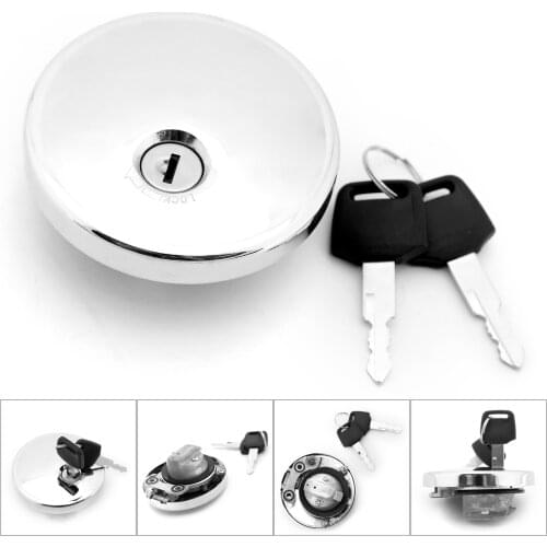 Artudatech Fuel Gas Tank Cap Cover Keys for Kawasaki VN 400 800 1500 Vulcan Classic Drifter
