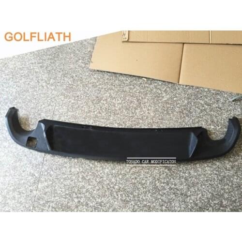 GOLFLIATH ABS matte black Rear Bumper Diffuser Lip For VW Golf VI MK6 GTI bumper 2010-2013