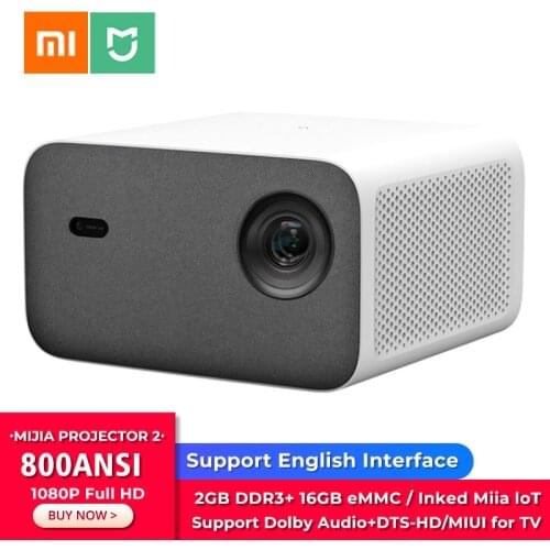 Original Xiaomi Mijia Projector 2 1080P Mini Projector 800 ANSI Lumens MIUI TV WiFi Home Cinema HDMI-Compatibl Movie Proyector