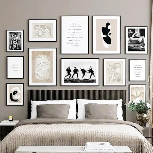 Girl Set On Toilet Band Boy Abstract Body Wall Art Canvas Painting Nordic Posters And Prints Wall Pictures For Living Room Decor