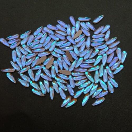 Wholesale 1440pcs/bag Amethyst Nail Art Rhinestones Flat Design Crystal Purple Glass Stones For 3D Nails Art Decorations