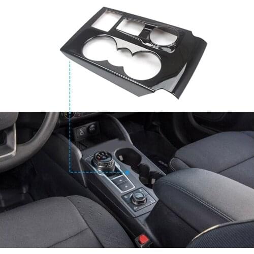 Car Gear Shift Panel Knob Cover Decal Interior Control Gear Box Shift Panel For Ford Bronco 2021 Bright Black