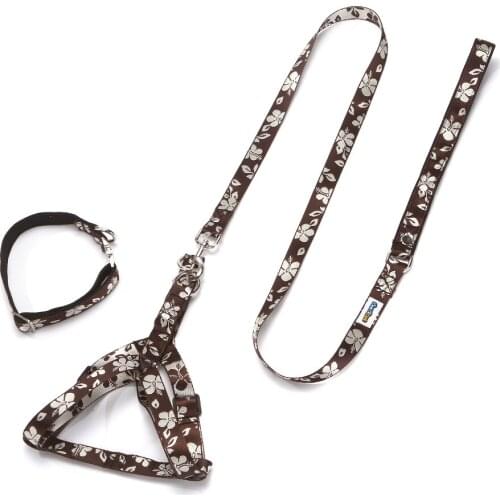 Kaatapet Popular Logo Leash Collar Retractable Pet Leash Dog Chest and Back Cat Leash Pet Supplies