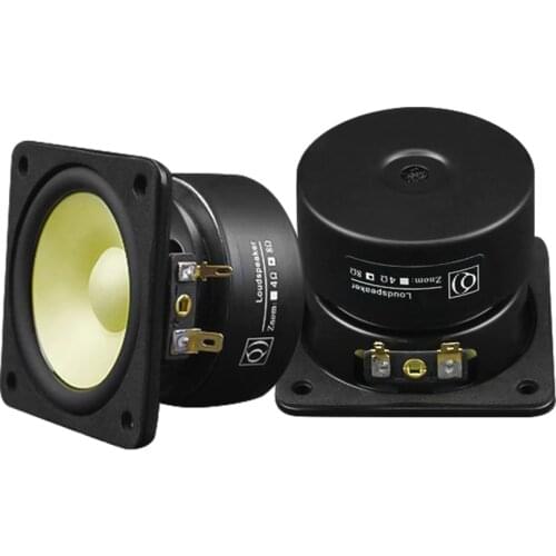 AIYIMA 2Pcs 3Inch Portable Full Range Speaker Driver 4 Ohm 8 Ohm 15W Amplifier Speaker Sound Music Loudspeaker DIY For Home Audi