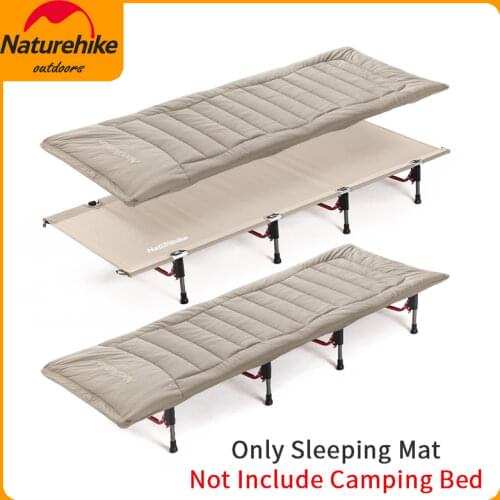 Naturehike Camping Folding Bed Mat Ultralight Soft Cotton Foldable Mat Portable Outdoor Travel Furniture for Hiking Sleeping Bag