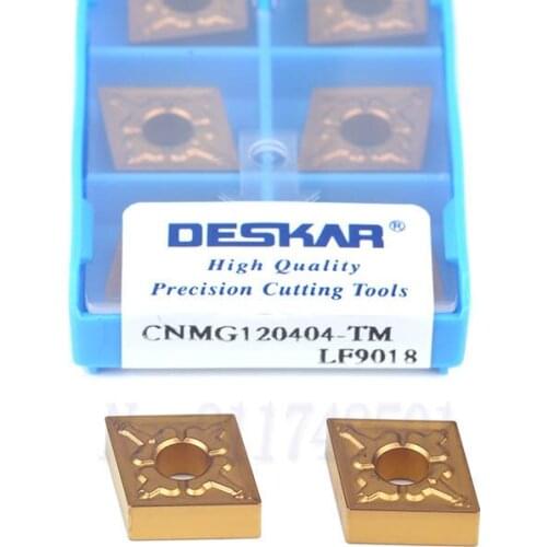 CNMG120404 CQ CNMG120408 CQ LF9018 CNMG120404 TM CNMG120408 TM LF9018 CNC Lathe Tool Turning Inserts Carbide Blades , For Steel