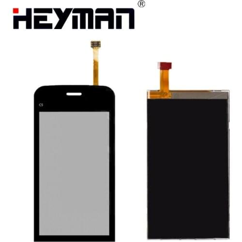 LCD with Touchscreen for Nokia C5-03, C5-06 LCD Display screen Digitizer Glass Panel Front Glass Lens Sensor Replacement parts