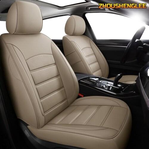 ZHOUSHENGLEE Custom Leather car seat cover For Acura MDX RDX RL TL ILX CDX TLX-L Automobiles Seat Covers car seats