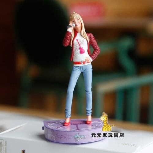 1Piece 12cm Singer Hannah Montana Christmas ornaments collection best gift for kids