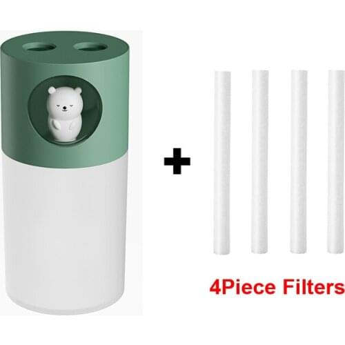 4Filters Portable Double Nozzle Air Humidifier 270ml USB Home Fragrance Diffuser Ultrasonic Aroma Essential Oil Diffuser Bedroom