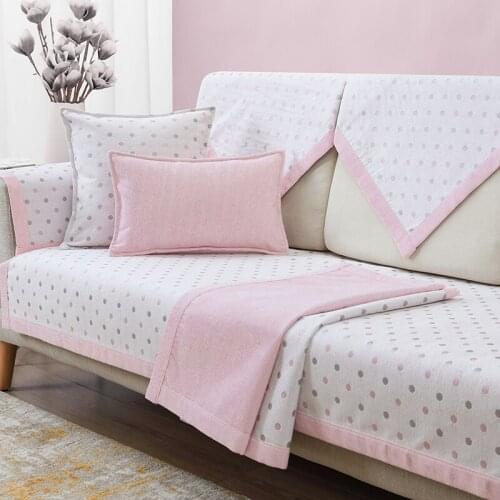 Elastic Sofa Cover For Living Room Sectional Slipcovers Sofa Couch Cover L shape 1-4-Seater Sofa Towels Furniture Protectors Pad