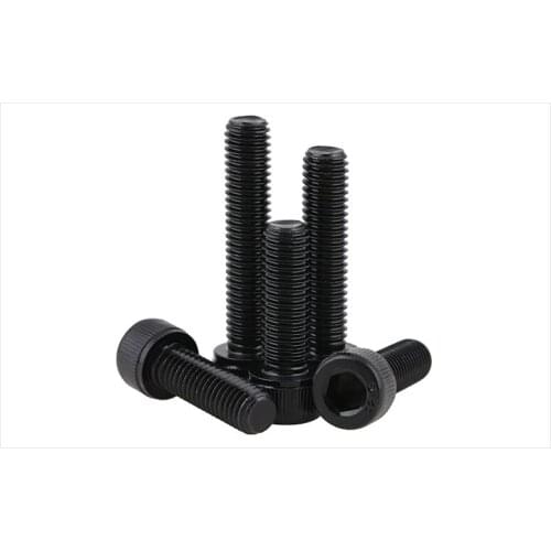 DIN912 12.9 high strength alloy steel cup head hexagonal reverse thread M5 M6 M8 M10 M12 black left tooth bolt anti-tooth screw