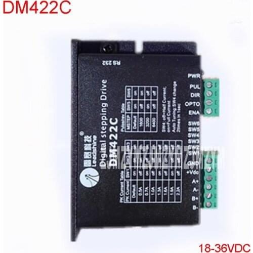 DM442C Step Driver New DSP Digital 57 Stepper Motor Driver Kit 18-36VDC / 2.2A Motor Driver Subdivision range 200-51200PPR