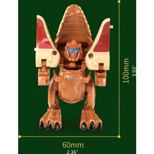 Tyrannosaurus Carnotaurus Raptor Deformation Mecha Dinosaur Toy Childrens Educational Building Block Toy
