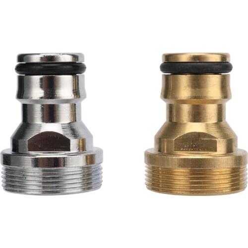 M22/M24 Thread Nipple Connector Stainless Steel/Brass Nipple Connector Quick Connection Improvement Plumbing Pipe Fittings 1 Pc