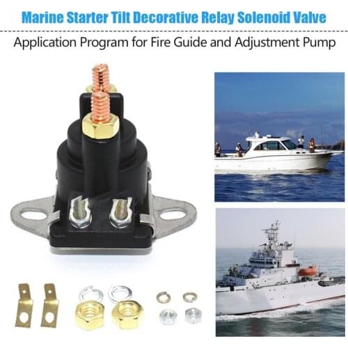 Marine Starter Tilt/Trim Relay Solenoid, MerCruiser 89-96158T 12V