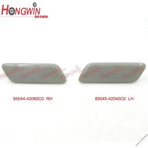 For Toyota RAV4 2010-2012 Front Bumper Right&Left Side Car Headlamp Headlight Cleaning Washer Spray Nozzle Jet Cover Cap