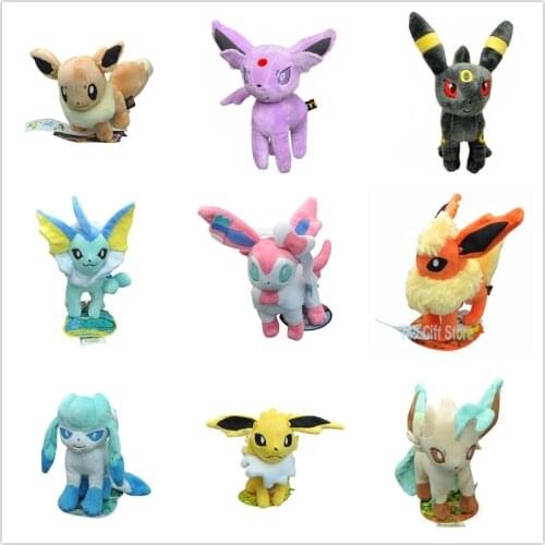 New Pik Syv Eev Lea Vap Gla Fla Esp Umb Jol 6-8“15-20CM Plush Doll