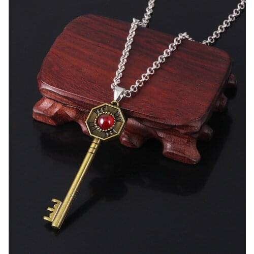 JoJos Bizarre Adventure Kujo Jotaro Cosplay Necklace JOJO Fashion Necklace Pendants Jewelry Halloween Costume Prop