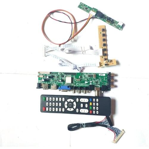 Fit M215HNE-L30 M215HJJ-L30 1920*1080 30 pin LVDS upgrade 3663 TV digital AV HDMI-Compatible VGA USB DVB LCD board