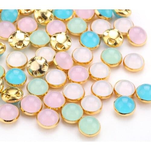 Mix color Silver/Golden Base Rhinestone Stones Sewing DIY Garment Dress jewelry Round Beads 6mm/8mm