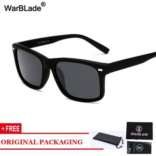 WarBLade Vintage Polarized Sunglasses Men Night Vision Sun glasses Driving Goggles Anti-glare Glasses UV400 Protection Eyewear