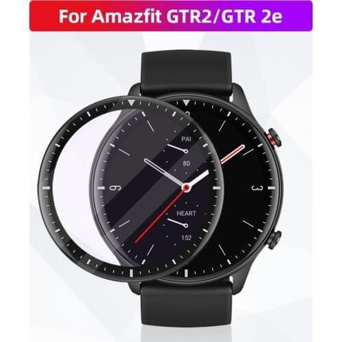 Soft Fiber Glass Protective Film Cover For Amazfit GTR 2 GTR 2e GTR2 GTR2e Smart watch Screen Protector Case