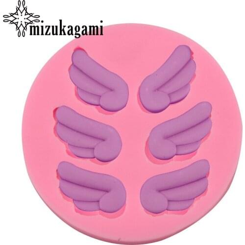 1pcs UV Resin Jewelry Liquid Silicone Mold Wings Resin Charms Mold For DIY Silicone Resin Mold For Jewelry Making