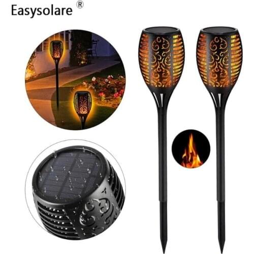 12LED 33LED 96LED Garden Light Super Bright Outdoor Solar Light Waterproof Flickering Flames Torches Lamp