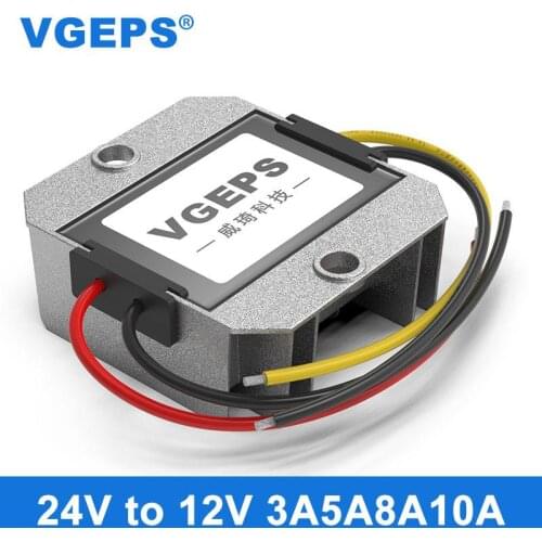 24V to 12V DC power supply step-down module 15-40V to 12V waterproof DC-DC voltage regulator module converter