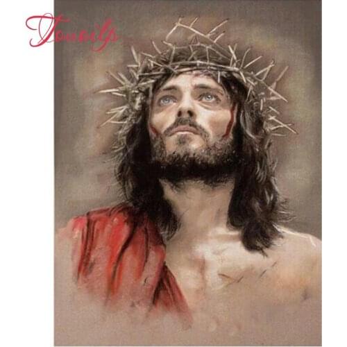 5d Diy Diamond Paintings Jesus Christ Birth wall painting 3d Diamond Pattern Picture Needlework Religious Mosaic decor stickers