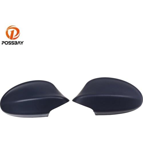 POSSABY Car Side Mirror Cover for BMW E90 E91 3-Series 2005 2006 2007 2008 Door Side Mirror Shells Car Rearview Mirror Caps