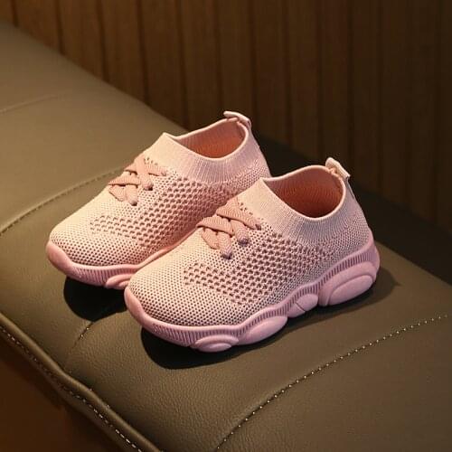 Soft Soled Walking Shoes Mesh Shoes 0-3 Years Old Boys and Girls Breathable Sports Shoes Non Slip