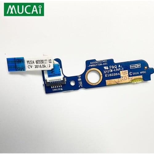 For HP EliteBook 840 G3 850 G3 745 laptop Power Button Board with Cable 6050A2727401-PWRBUTTON-A01 Repairing Accessories