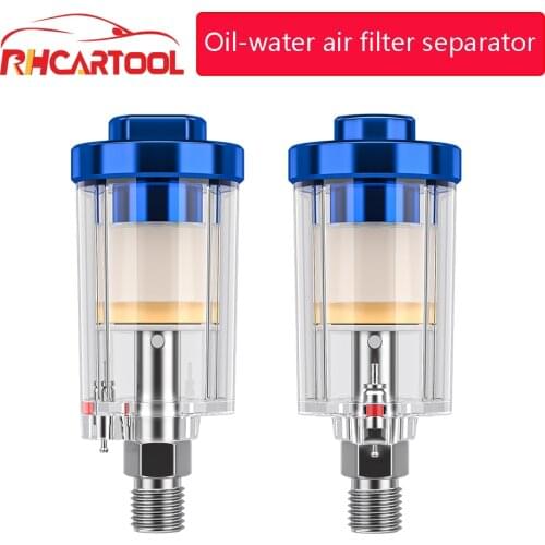 OBD2 Diagnostic tool 1/4'' Water Oil Separator Inline Air Hose Filter Moisture Trap For Compressor Spray Paint Gun