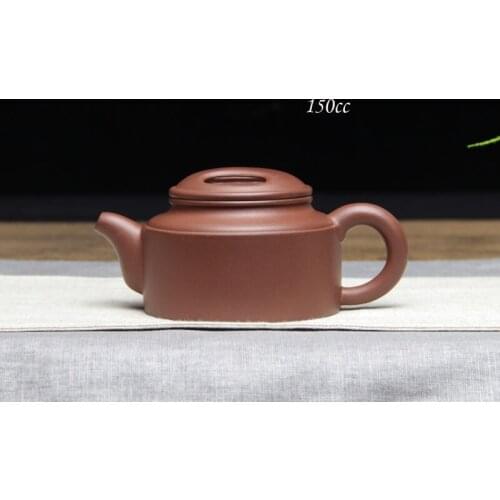 Classic Teapot Yixing Purple Clay Pot Handmade Niu Gai Lotus Seed Kung Fu Hand Grabbing Teapots Small Tea Kettle Chinese Teaset