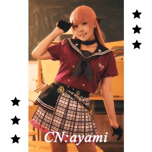 Cosplay Costume Anime Bang Dream! Uehara Himari Afterglow Dresses Christmas Halloween Free shipping CG410