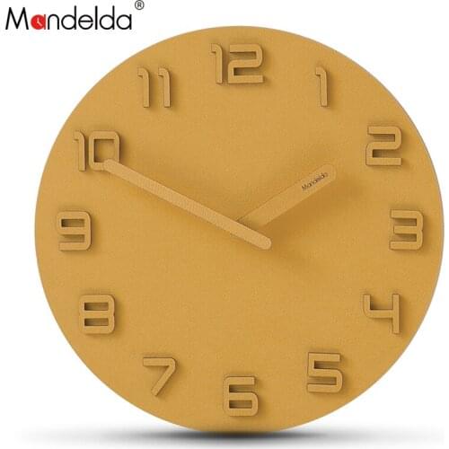 Mandelda Large Wall Clock Wall Watch Digital Wall Clock Wall Clock Modern Design Reloj De Pared Decorativo Decorative