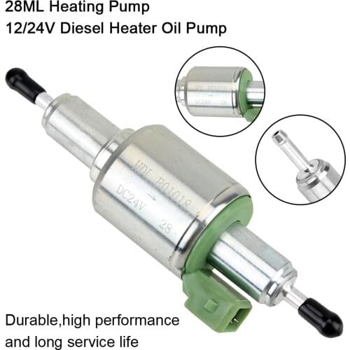 12/24V Oil Fuel Pump For Webasto Eberspacher Heaters Air Parking Heater For 5-8KW Pulse Meter Pump Air Heater Diesel For Truck