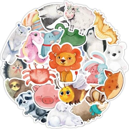 80pcs Stickers Dinosaur Lion Astronaut Butterfly Sticker Kids Gifts Wedding Party Halloween Christmas Baby Shower Decorations
