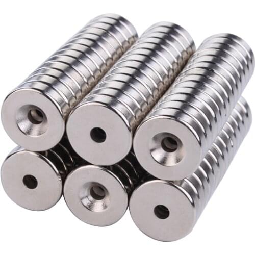12x3-3 Stong Neodymium Magnets Disc 12x3 mm Hole 3mm Minor Diameter Magnet Round Countersunk Magnetic 12*3-3 mm 12*3
