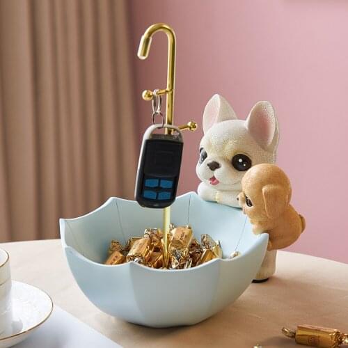 Nordic Resin Umbrella Storage Box Figurines Storage Basket Modern Cute Pet Toy Basket Container Home Decoration Jewelry Storage