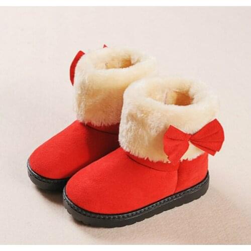 2020 New Cotton Shoes Baby Short Boots Warm Winter Snow Boots For Children High Quality Fashion Girl Princess Soft Shoes D955