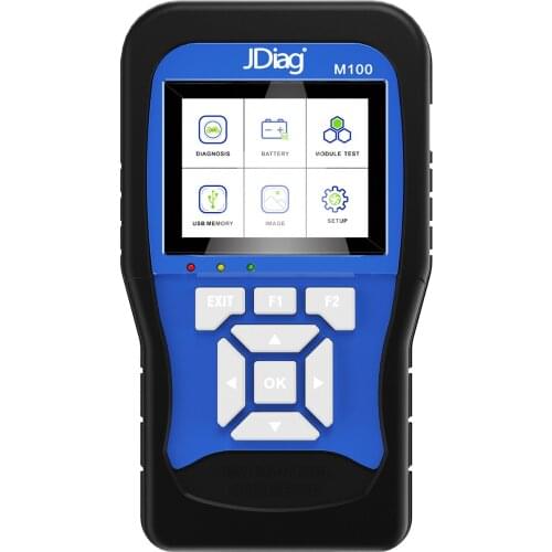 Original JDiag M100 Motorcycle Diagnostic Tool for k-awasaki y-amaha s-uzuki Battery Tester Motorbike Scanner Repair Tool