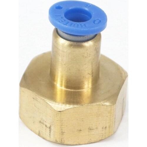 LOT 5 1/2" BSP Female to Fit Tube O/D 6mm Pneumatic Push In Connector Union Quick Release Air Fitting Plumbing