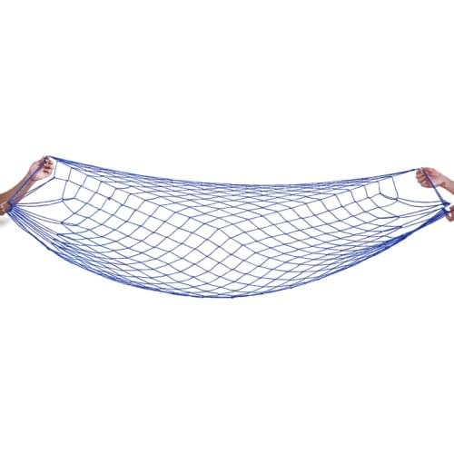 Portable Garden Nylon Swing Hang Mesh Net Sleeping Bed Hammock For Outdoor Travel Camping Hamac Blue Green